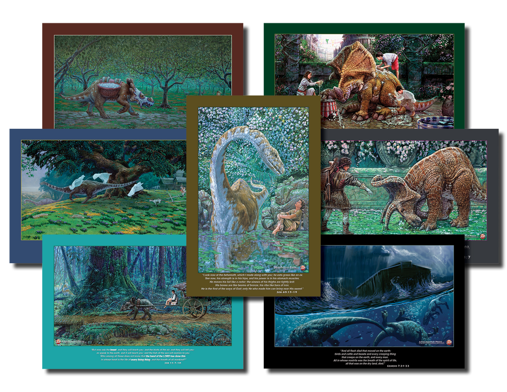 Dinosaur Poster Set