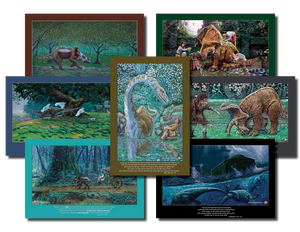 Dinosaur Poster Set