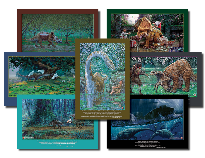 Dinosaur Poster Set