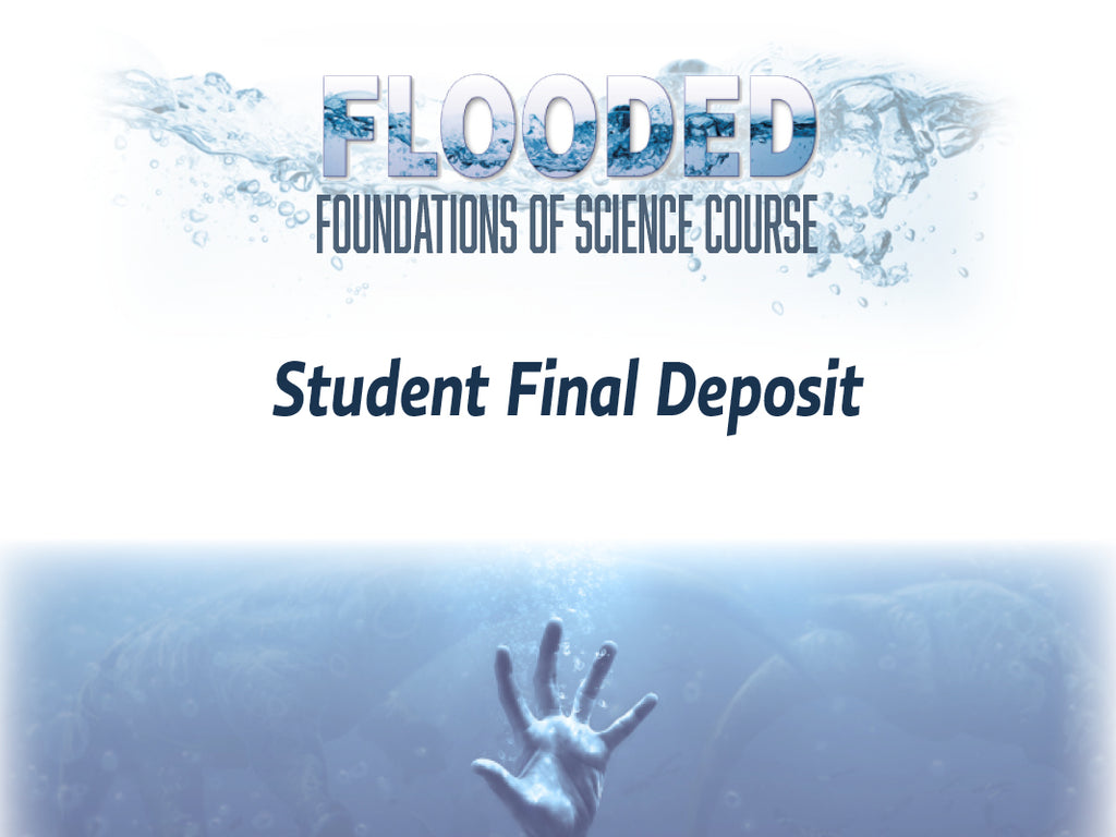 2023 Foundations of Science Course – Student Final Deposit