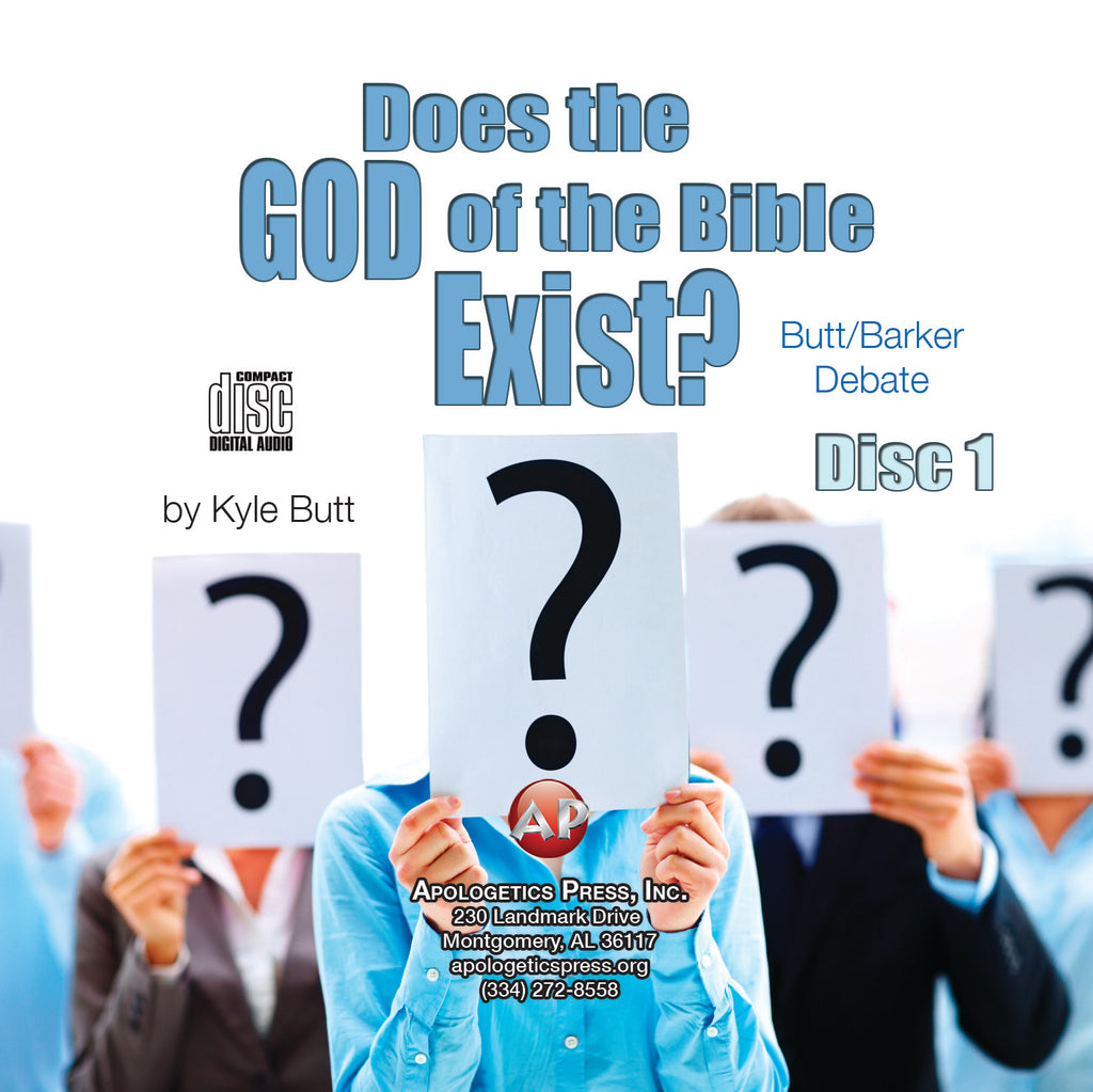 Does the God of the Bible Exist? (Butt/Barker Debate) [Audio Download]