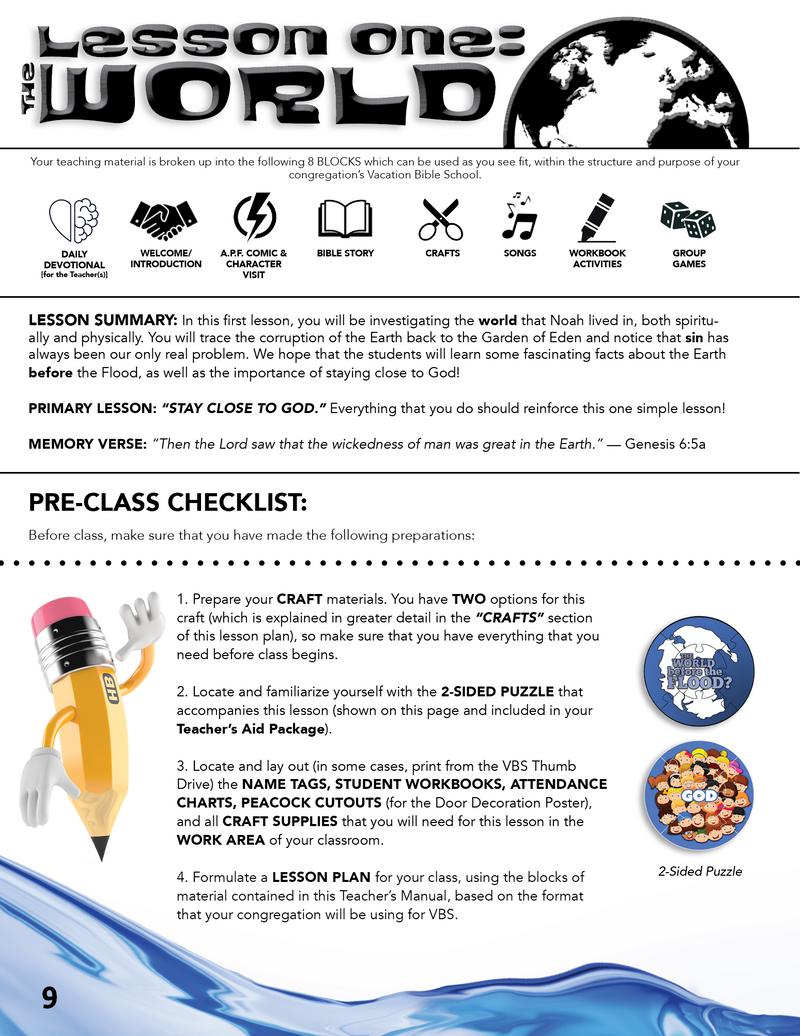 Flood - Teacher's Manual (INTERMEDIATE/3rd-4th Grade) – ApologeticsPress